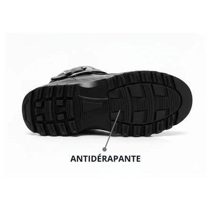 Botte en Cuir Velouté Hiver Louise