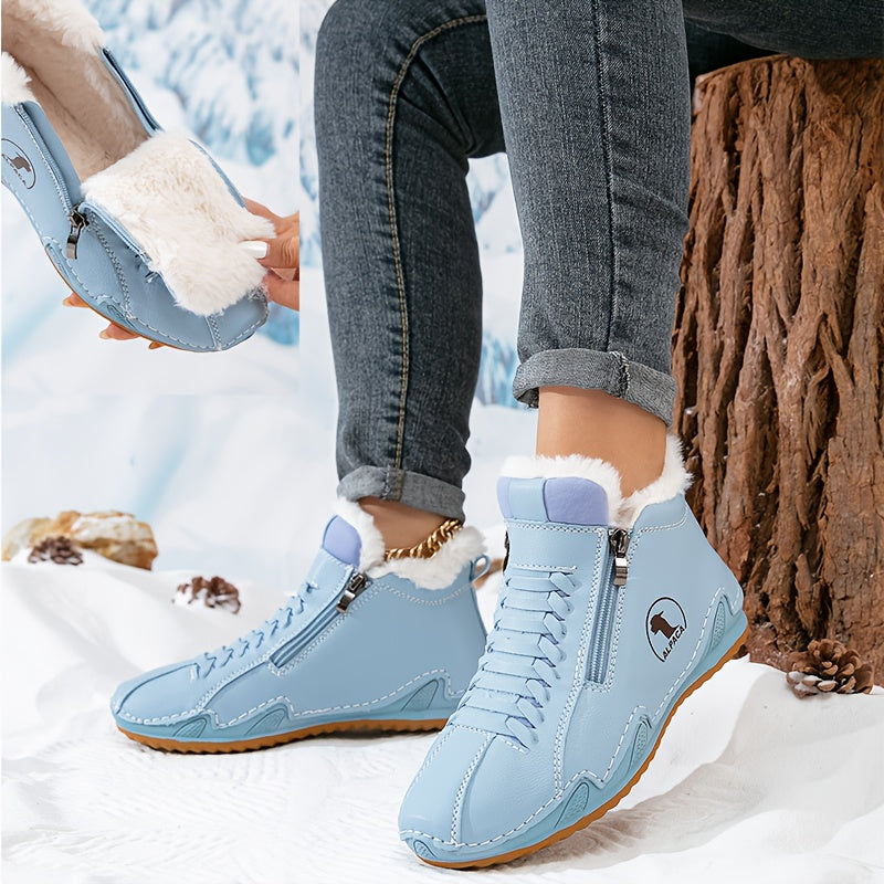 Bottines D’hiver Orthopédiques en Cuir Femme Margaux