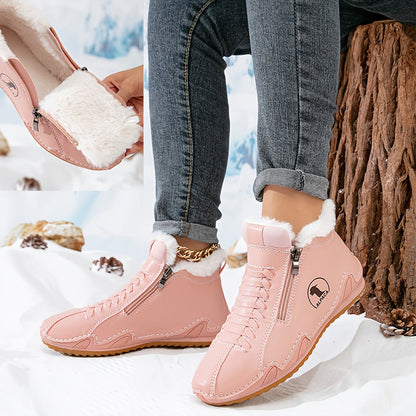 Bottines D’hiver Orthopédiques en Cuir Femme Margaux