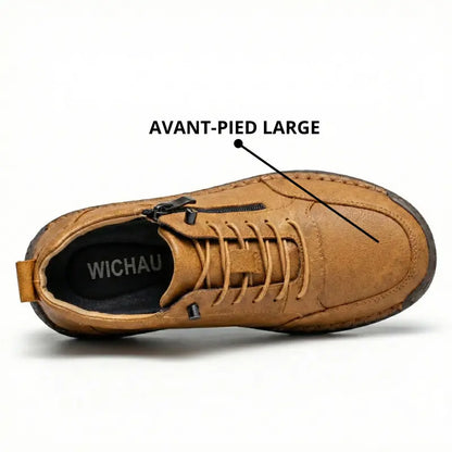 Baskets Orthopédiques Léa en Cuir Faite à la Main