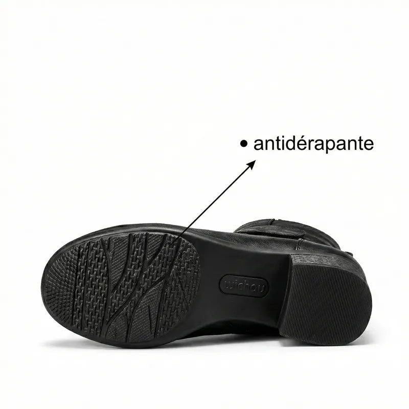 Botte en Cuir Orthopédique Chic