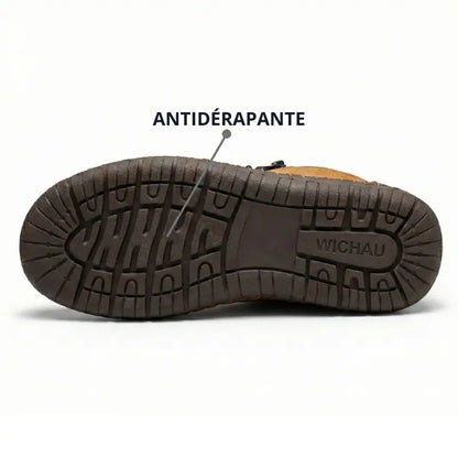 Baskets Orthopédiques Léa en Cuir Faite à la Main