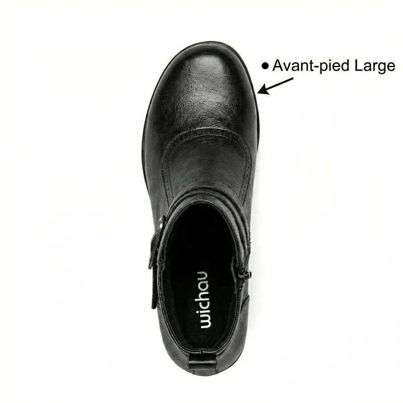 Botte en Cuir Orthopédique Chic