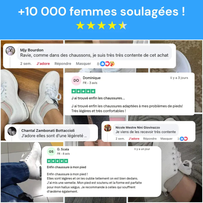 Baskets Orthopédique Respirable Amélie