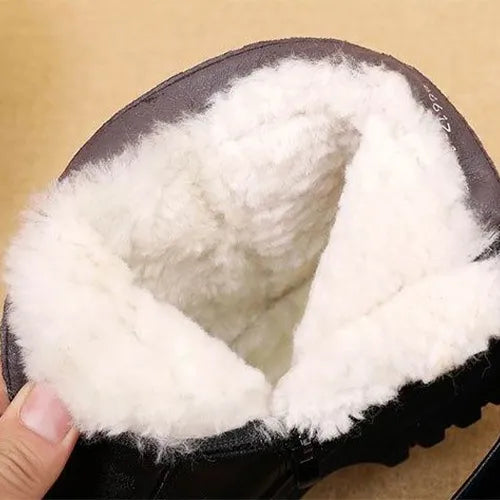 Botte en Cuir Velouté Hiver Louise