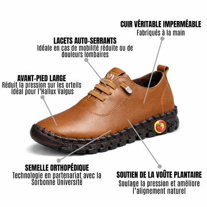 Baskets Orthopédiques Cuir Urbain Pro