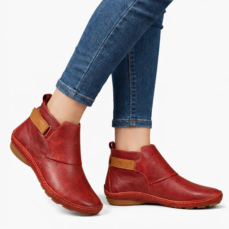Bottine Orthopédique en Cuir Comfort Alice