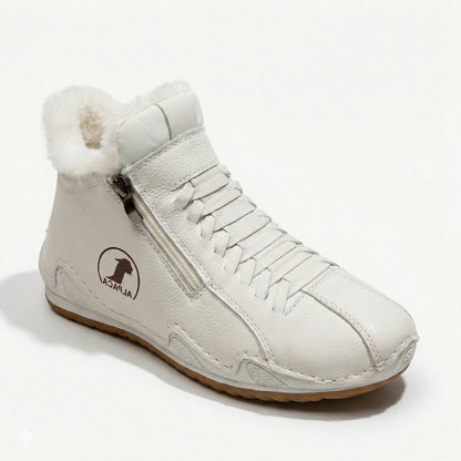 Bottines D’hiver Orthopédiques en Cuir Femme Margaux