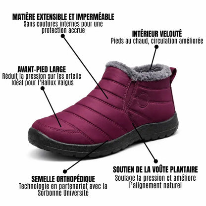 Bottine Orthopédique d’Hiver Imperméable Marie