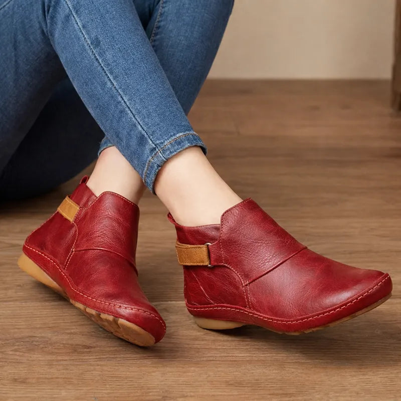 Bottine Orthopédique en Cuir Comfort Alice