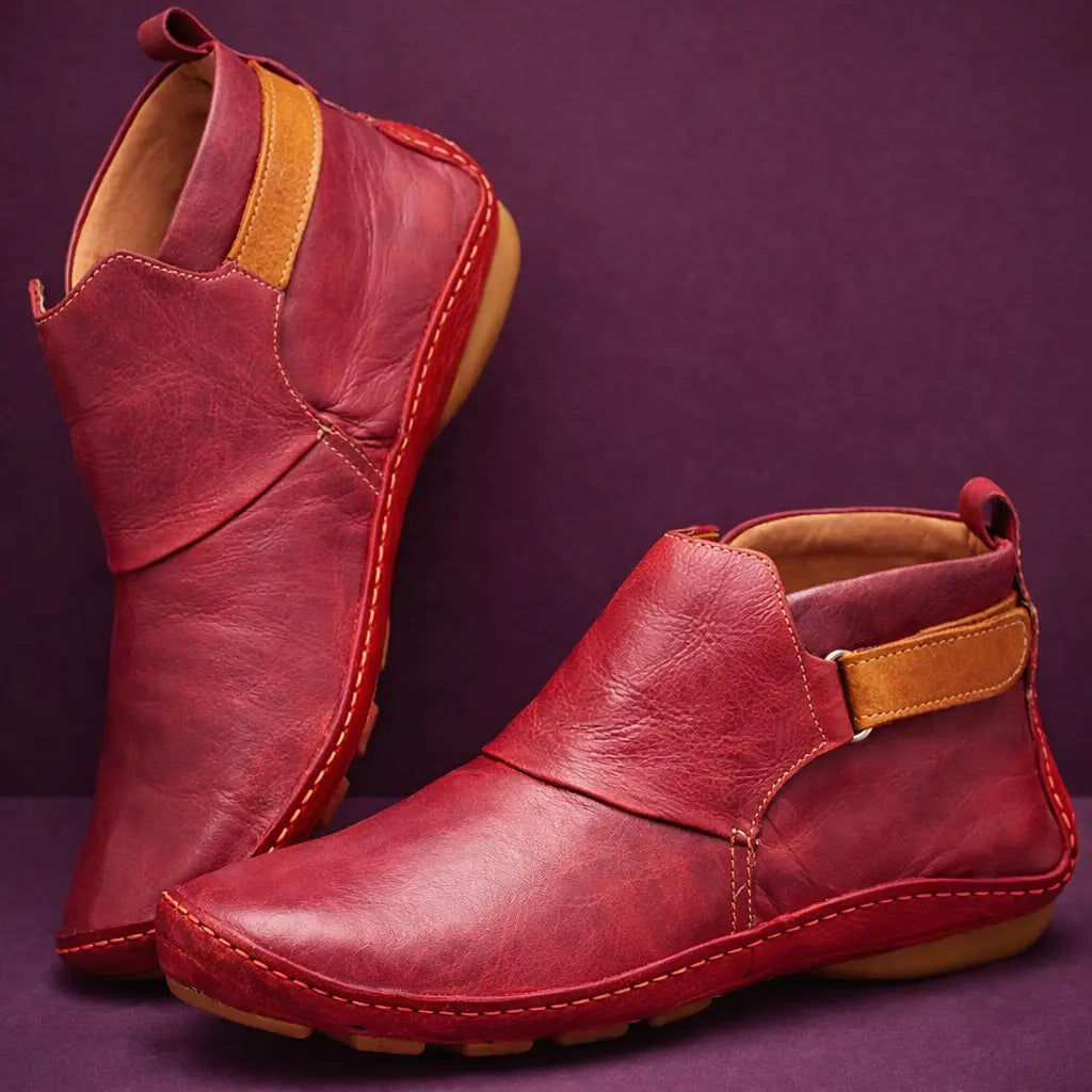 Bottine Orthopédique en Cuir Comfort Alice