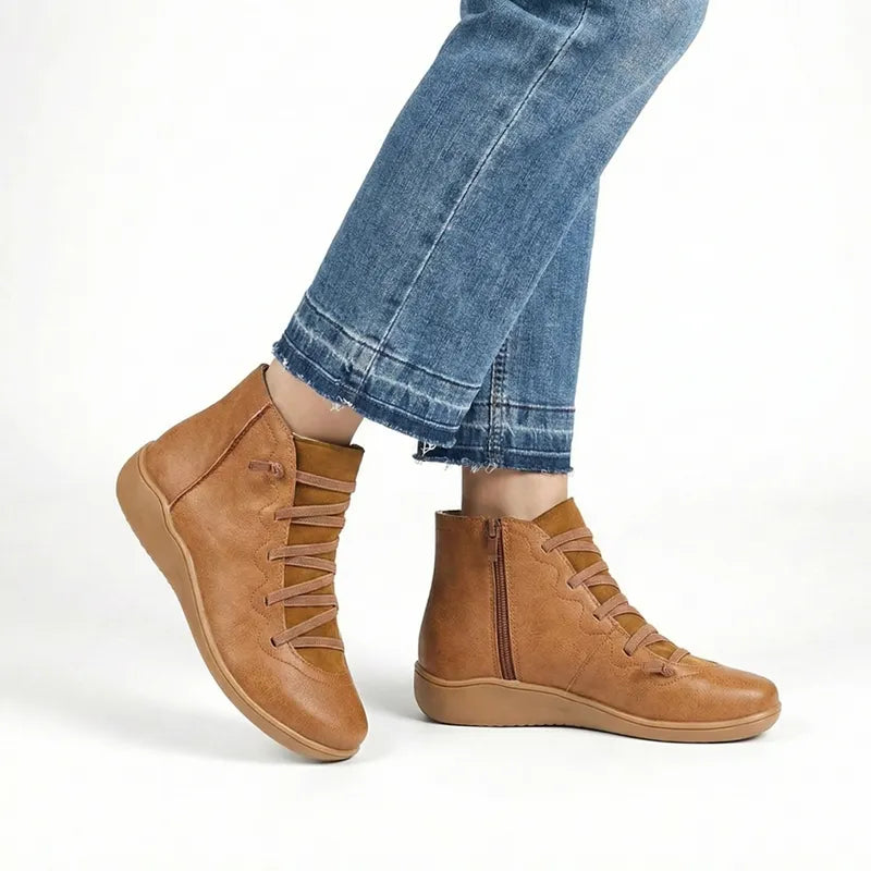 Bottines Orthopédiques Cuir Confort Juana
